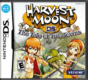 Harvest Moon DS: Tale of Two Towns - Box - Front - Reconstructed Image