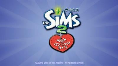 The Sims 2: Pets - Screenshot - Game Title Image