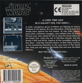 Star Wars - Box - Back Image