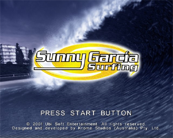 Sunny Garcia Surfing - Screenshot - Game Title Image