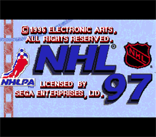 NHL 97 - Screenshot - Game Title Image