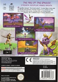 Spyro: Enter the Dragonfly - Box - Back Image