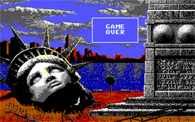 NY Warriors - Screenshot - Game Over Image
