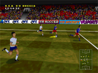 VR Soccer '96 - Screenshot - Gameplay Image