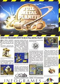 Full Metal Planete - Advertisement Flyer - Front Image