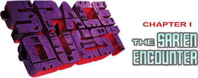 Space Quest: Chapter I: The Sarien Encounter - Clear Logo Image