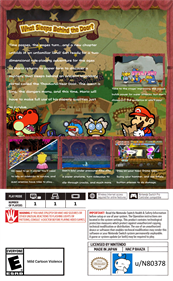 Paper Mario: The Thousand-Year Door - Fanart - Box - Back Image