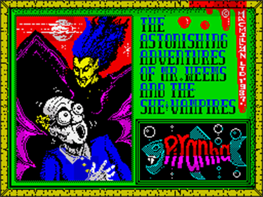 The Astonishing Adventures of Mr. Weems and the She Vampires - Screenshot - Game Title Image