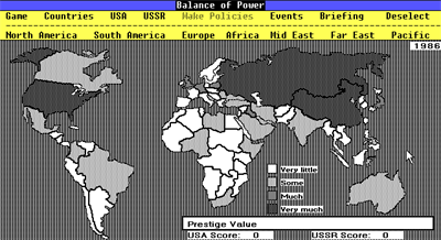 Balance of Power: Geopolitics in the Nuclear Age - Screenshot - Gameplay Image