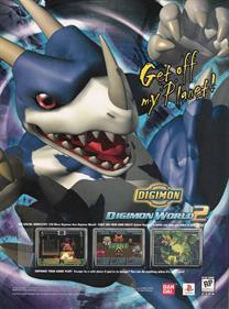 Digimon World 2 - Advertisement Flyer - Front Image