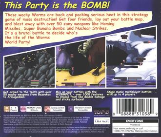 Worms World Party - Box - Back Image