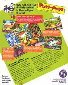 Putt-Putt Saves the Zoo - Box - Back Image