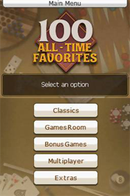 100 All-Time Favorites - Screenshot - Game Select Image