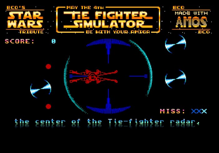 May the 4th Be With Your Amiga: Tie Fighter Simulator