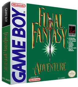 Final Fantasy Adventure - Box - 3D Image