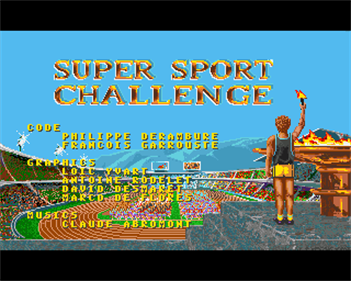 Super Sport Challenge - Screenshot - Game Title Image