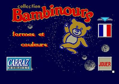 Bambinours Formes et Couleurs - Screenshot - Game Title Image