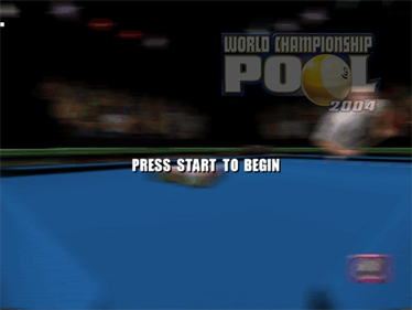World Championship Pool 2004 - Screenshot - Game Title Image