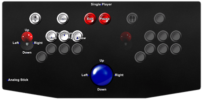 Starship 1 - Arcade - Controls Information Image