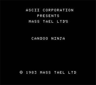 Candoo Ninja - Screenshot - Game Title Image