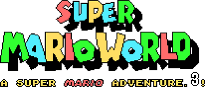 Super Mario World: A Super Mario Adventure 3 - Clear Logo Image