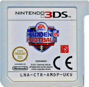 Madden NFL Football - Cart - Front Image