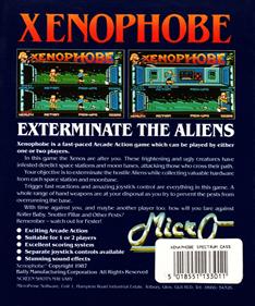 Xenophobe  - Box - Back Image