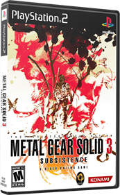 Metal Gear Solid 3: Subsistence - Box - 3D Image