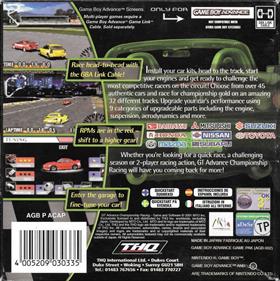 GT Advance Championship Racing - Box - Back Image