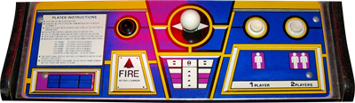 Lunar Rescue - Arcade - Control Panel Image