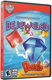 Bejeweled 2 With Peggle - Box - 3D Image