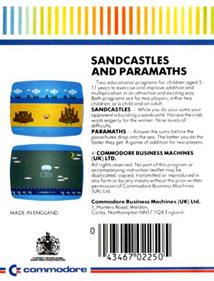 Sandcastles and Paramaths - Box - Back Image