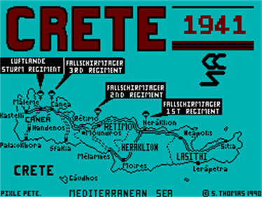 Crete 1941: Fallschirmjager - Screenshot - Game Title Image