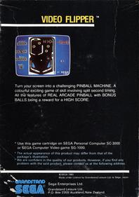 Sega Flipper - Box - Back Image