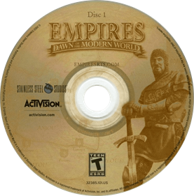 Empires: Dawn of the Modern World - Disc Image