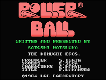 Roller Ball - Screenshot - Game Title Image