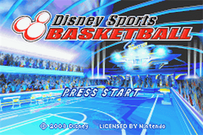 Disney Sports: Basketball - Screenshot - Game Title Image