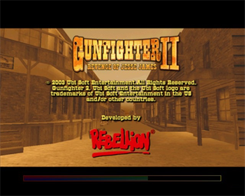 Gunfighter II: Revenge of Jesse James - Screenshot - Game Title Image