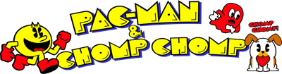 Pac-Man & Chomp Chomp - Clear Logo Image