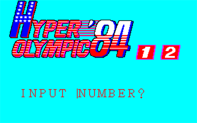 Hyper Olympic '84 - Screenshot - Game Title Image