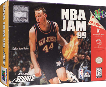 NBA Jam 99 - Box - 3D Image