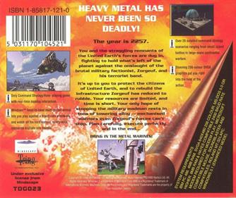 Metal Marines - Box - Back Image