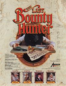 The Last Bounty Hunter - Advertisement Flyer - Front Image