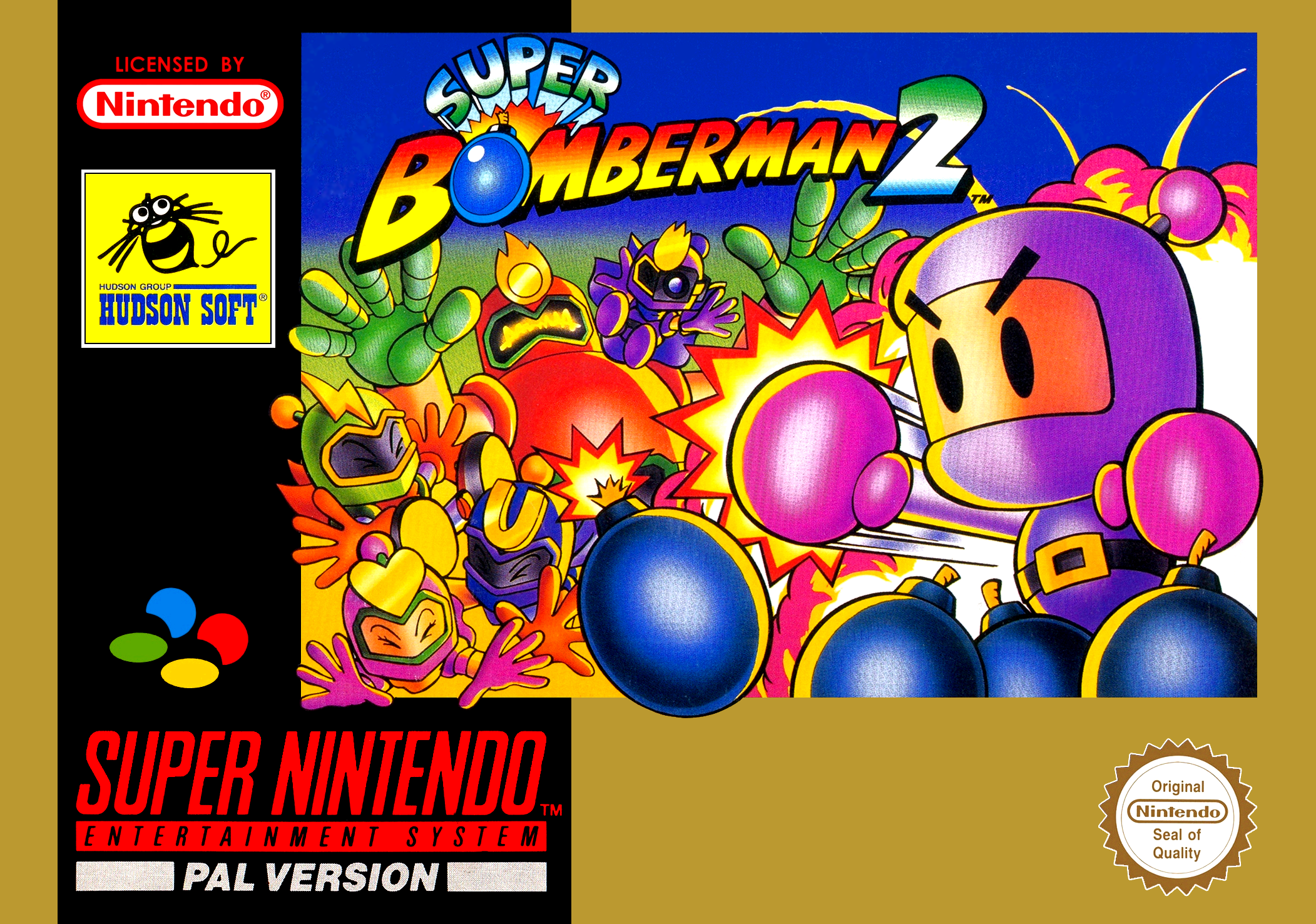 Super Bomber Man 2 - SNES Super Nintendo - Editorial use only Stock Photo -  Alamy