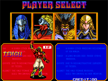 Shadow Force - Screenshot - Game Select Image