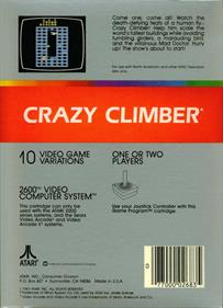 Crazy Climber - Box - Back Image