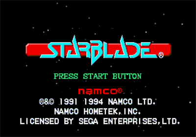 Starblade - Screenshot - Game Title Image