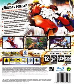 Street Fighter IV - Box - Back Image
