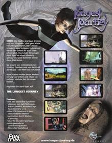 The Longest Journey - Box - Back Image