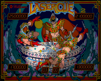 Laser Cue - Arcade - Marquee Image